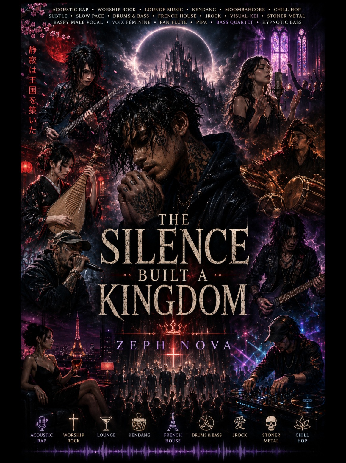 THE SILENCE BUILT A KINGDOM artwork