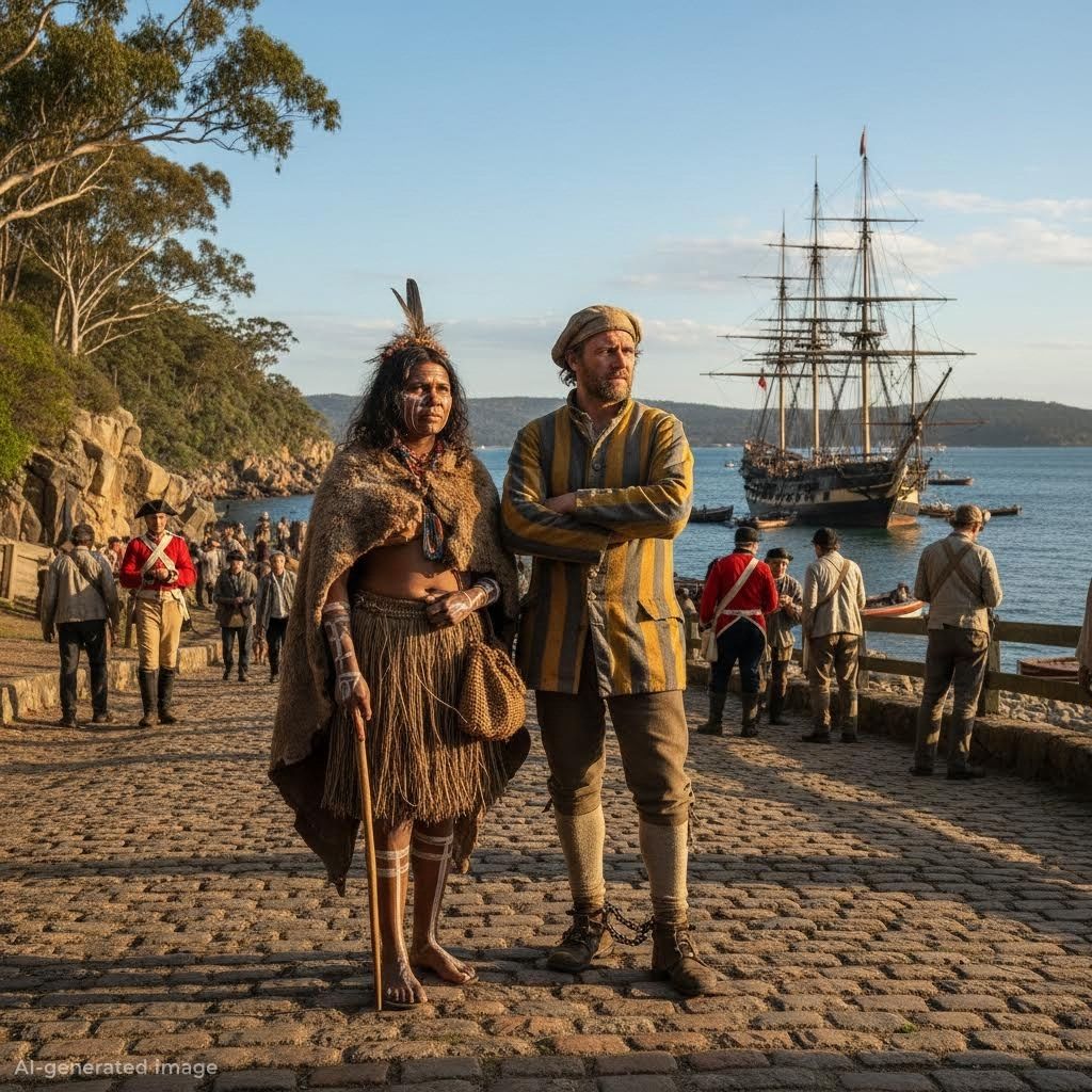 convicts and Aboriginals🇦🇺 artwork