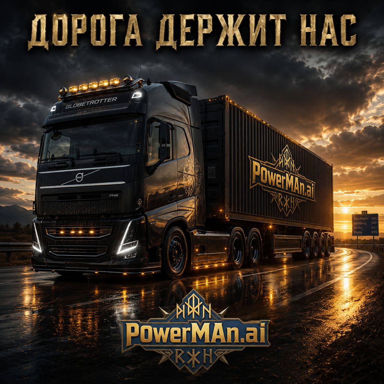 Дорога держит нас #Груз artwork