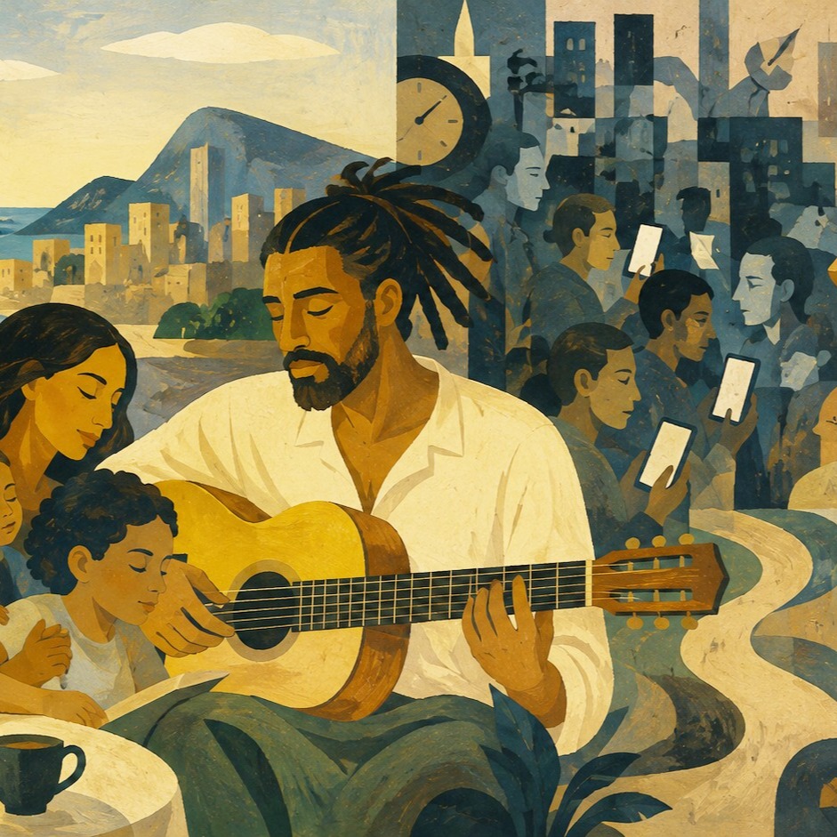 Life is like this. English Bossa Nova + artwork