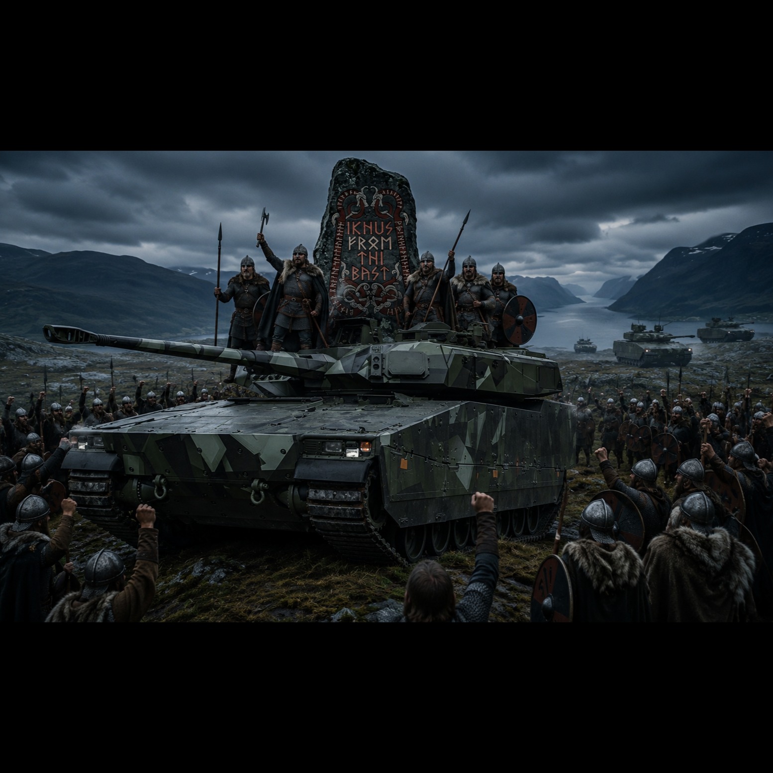 🚨😮Warrior! Warrior! 🫸RISE! HÆÐRA! STERKARI! ÁFRAM!🙏 СИЛА! ВОЛЯ! ЧЕСТЬ! ДУХ! artwork
