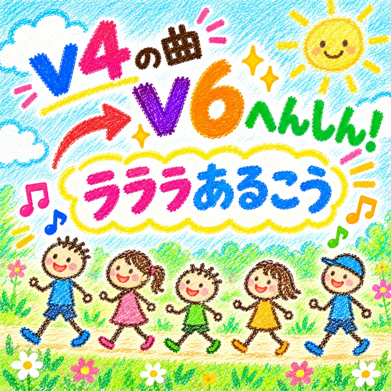 v4→v6に変身[へんしん] artwork