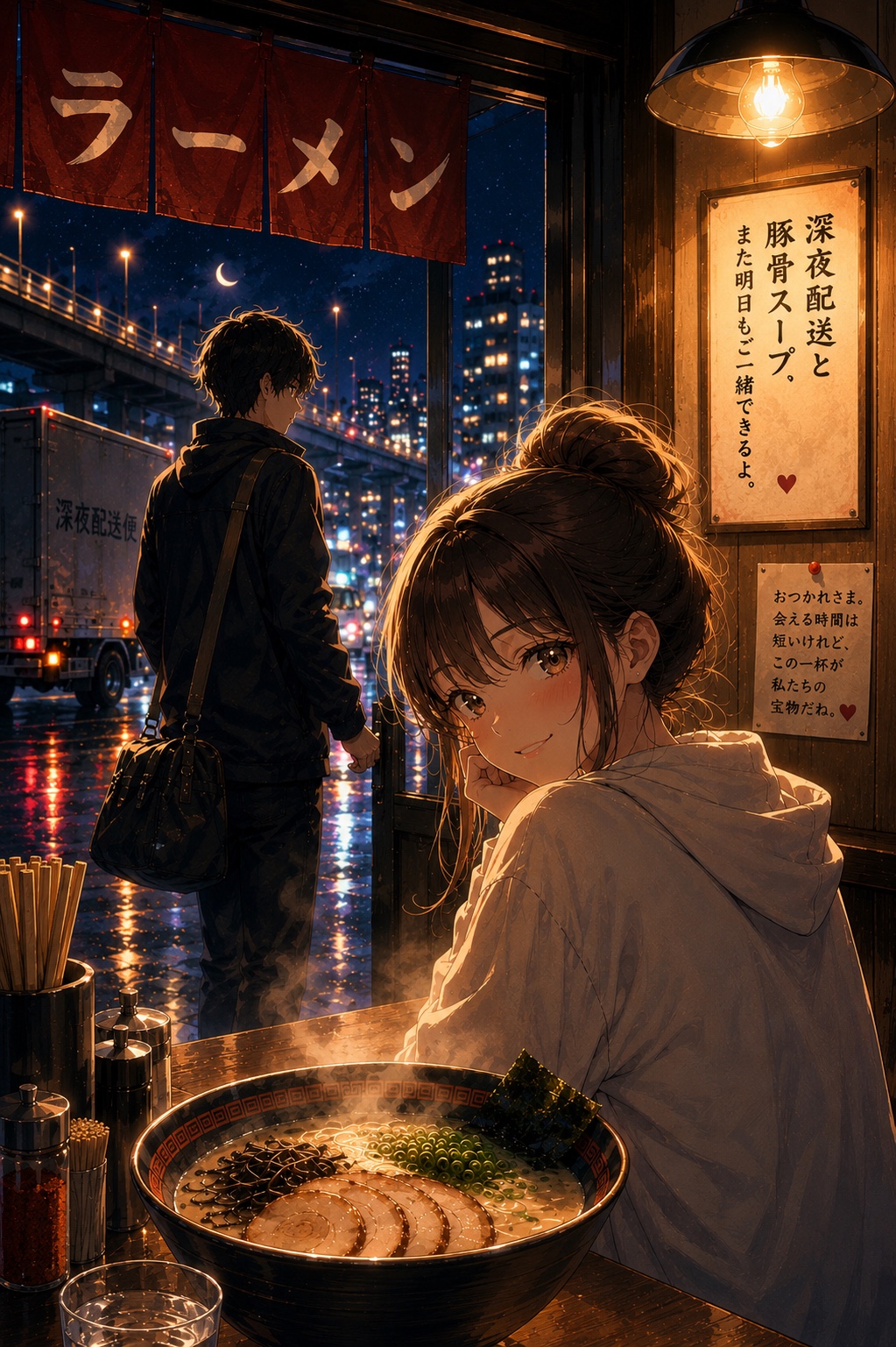 深夜配送と豚骨スープ artwork