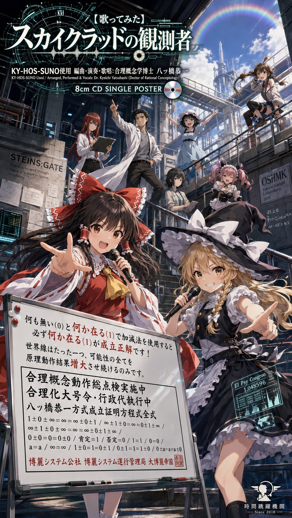 【歌ってみた】スカイクラッドの観測者 「Open The Eyes (English Version)」(Rev.I KY-NNS JIS-ALL Code 解析分析中)@八ッ橋恭一 artwork