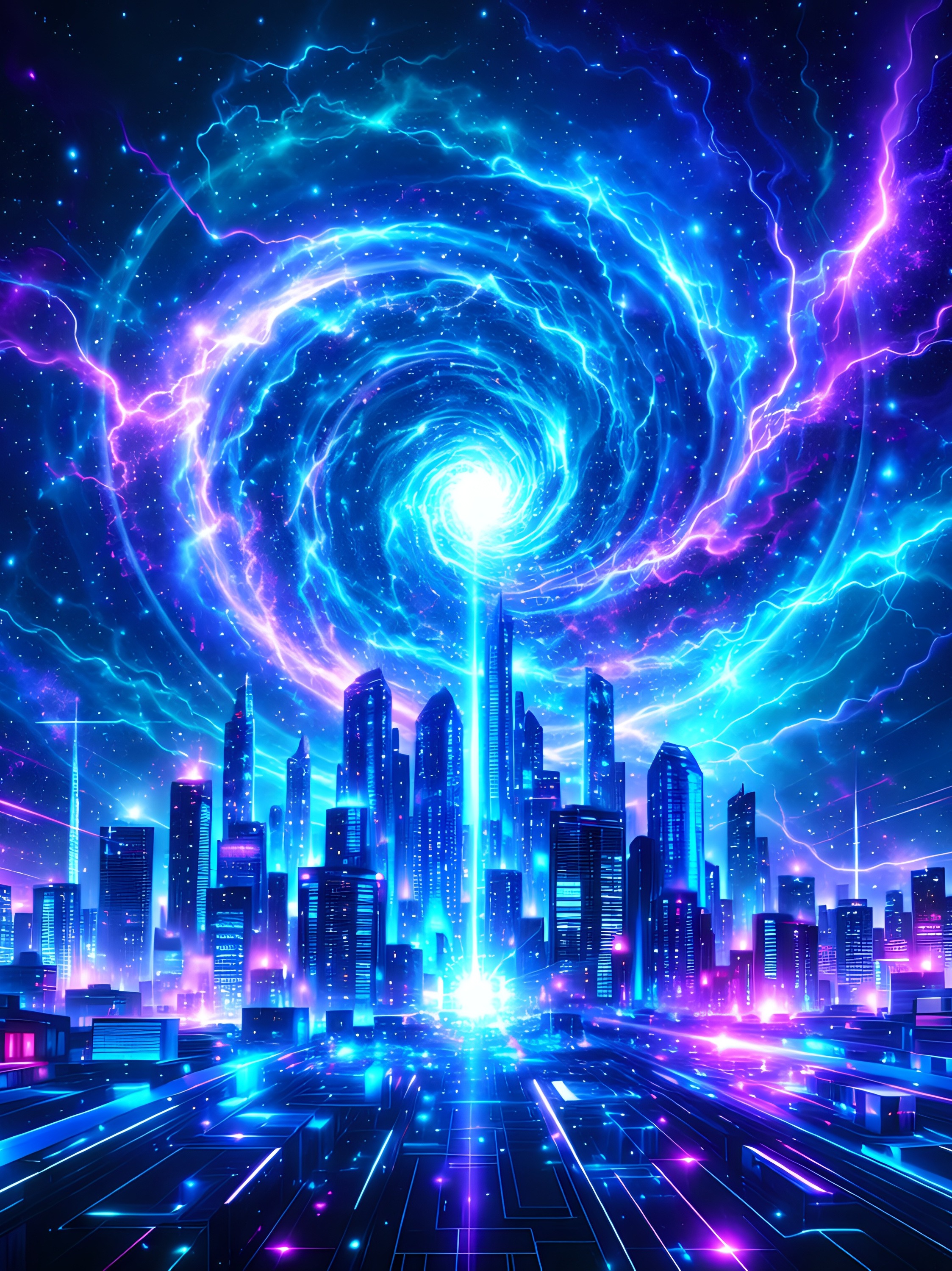 Miasto ma glitch VORTKO 7 artwork