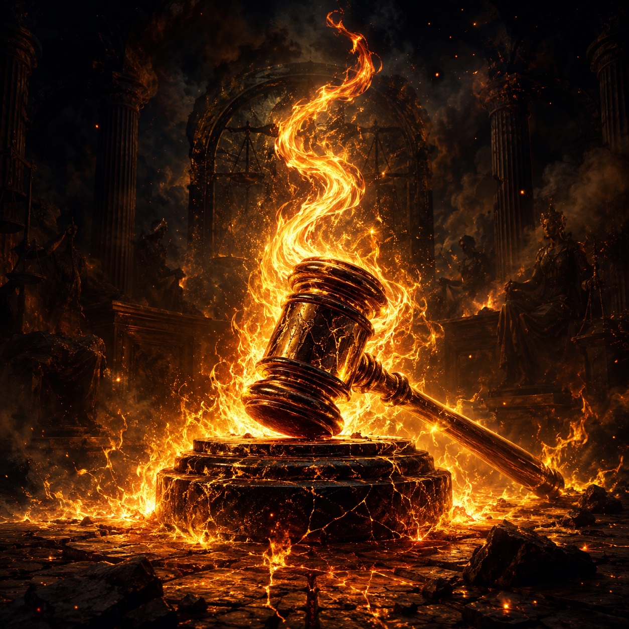 The Gavel and the Flame artwork
