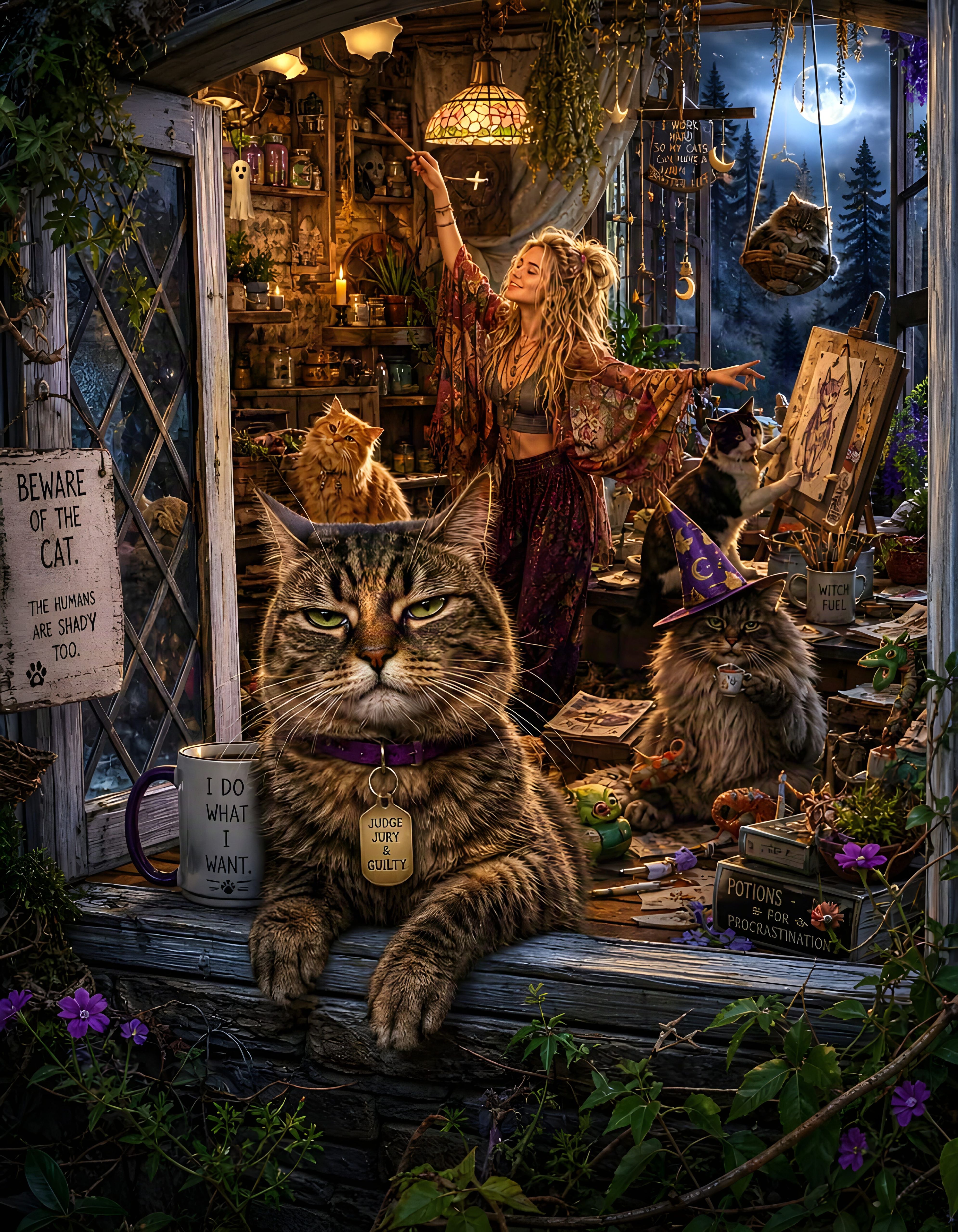 😻😻Alone in the Woods with Ten Cats😻😻 (Remix) artwork
