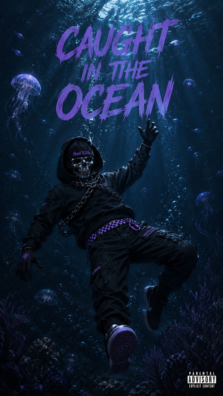 CAUGHT IN THE OCEAN artwork