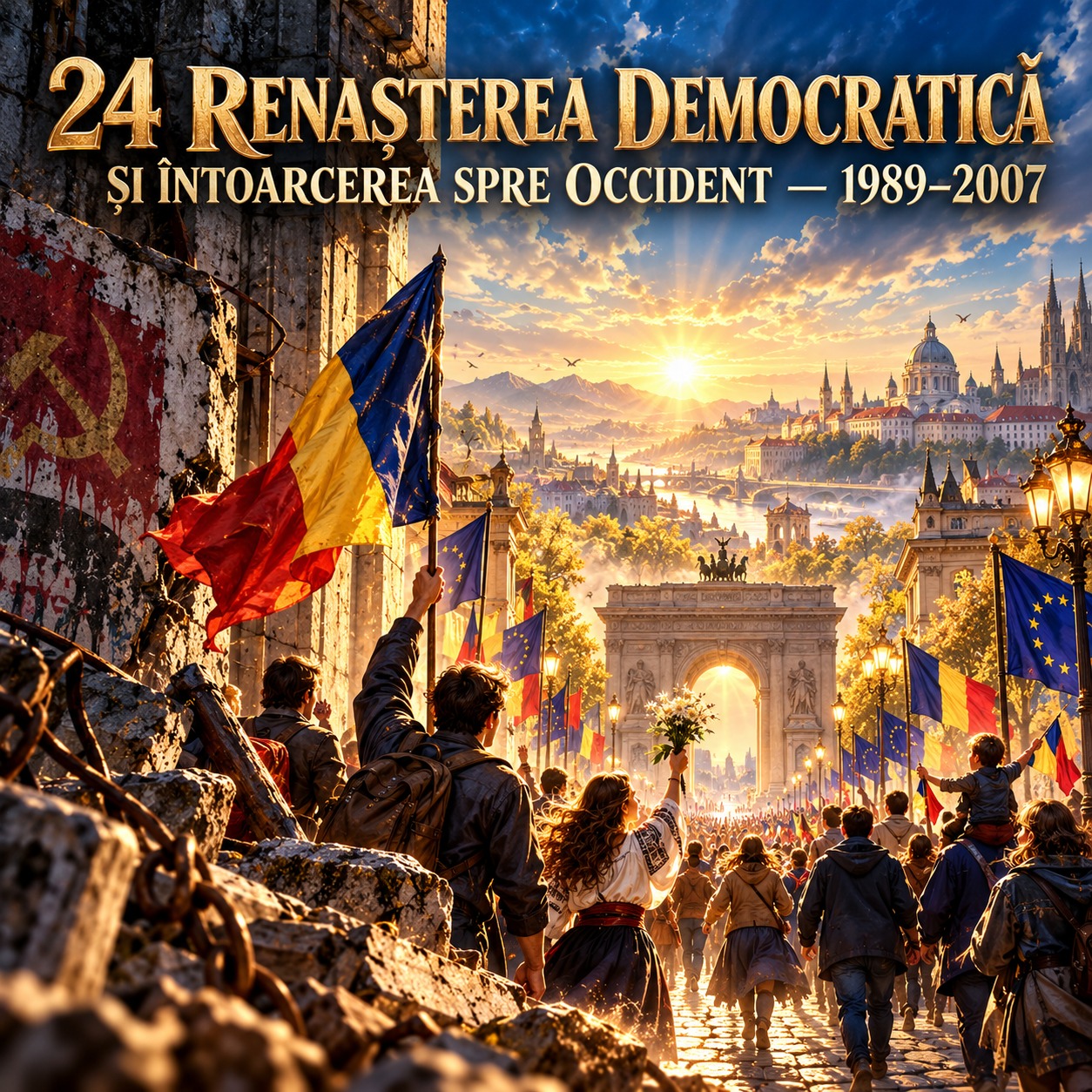 24 — RENAȘTEREA DEMOCRATICĂ ȘI ÎNTOARCEREA SPRE OCCIDENT — 1989–2007 artwork