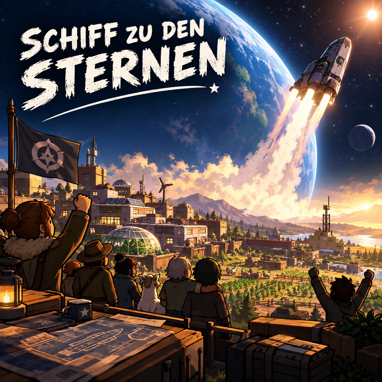 Schiff zu den Sternen artwork