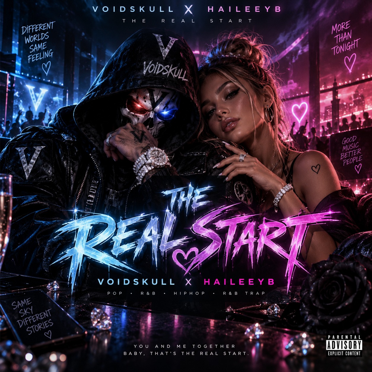 THE REAL START // VoidSkull × HaileeyB artwork