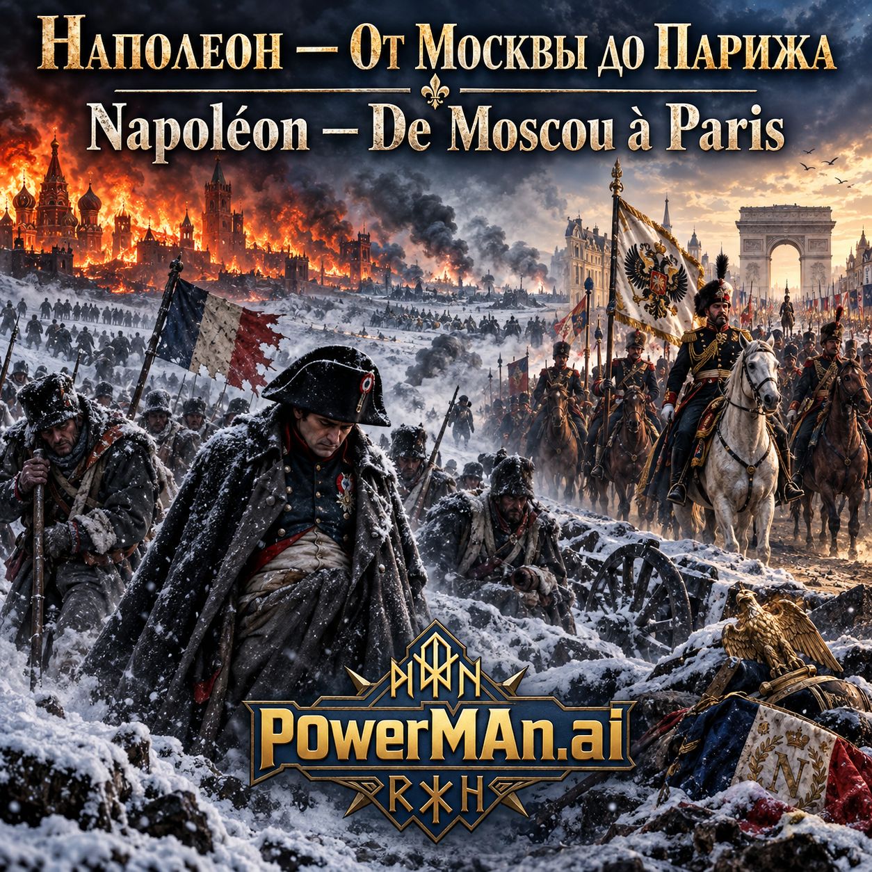 Наполеон — От Москвы до Парижа / Napoléon — De Moscou à Paris artwork