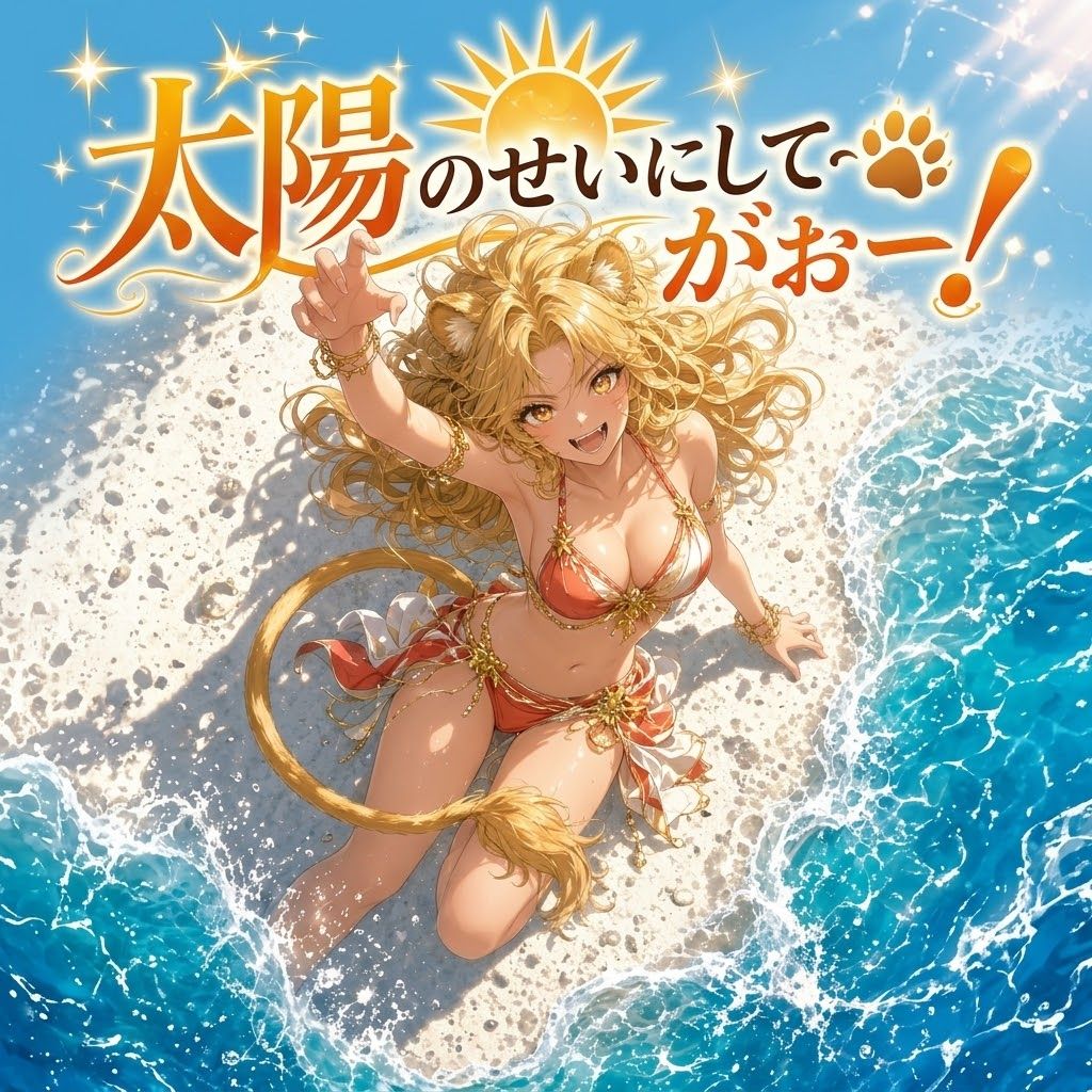 太陽のせいにしてがおー！ artwork