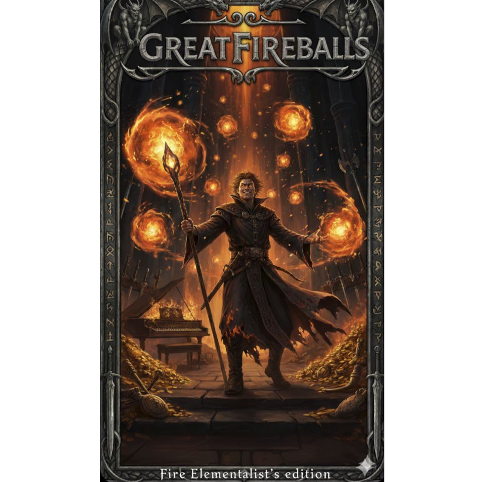 Great Balls of Fire (Fire Elementalist version) artwork