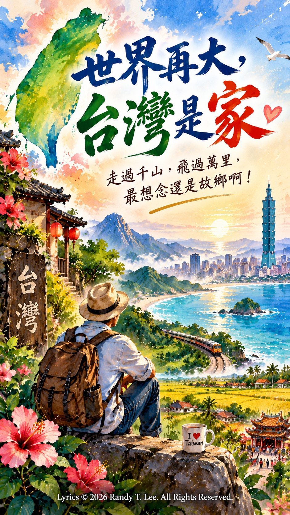 《世界再大，台灣是家》 artwork