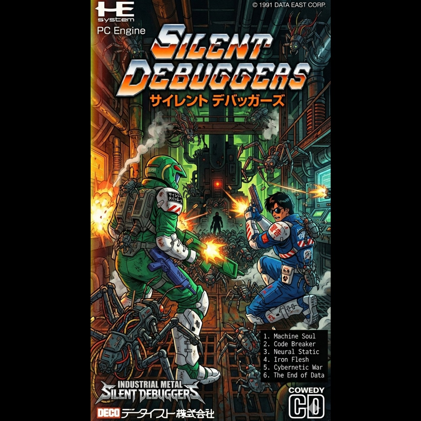 サイレントデバッガーズ, (Sairento Debagāzu – Silent Debuggers) artwork