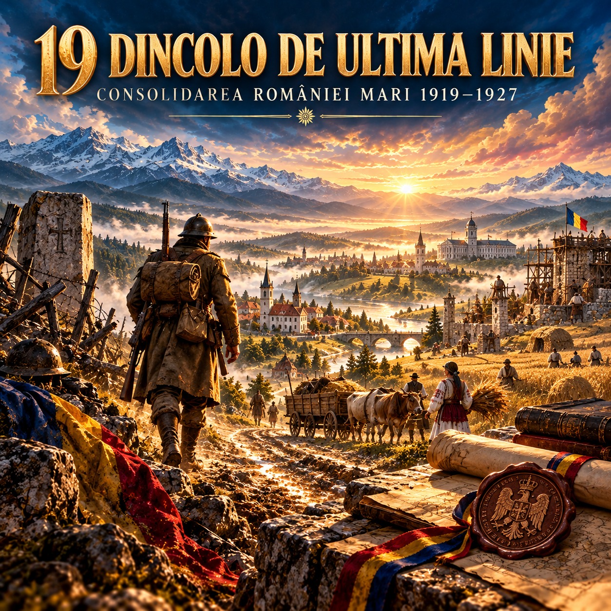 19 DINCOLO DE ULTIMA LINIE — CONSOLIDAREA ROMÂNIEI MARI 1919–1927 artwork