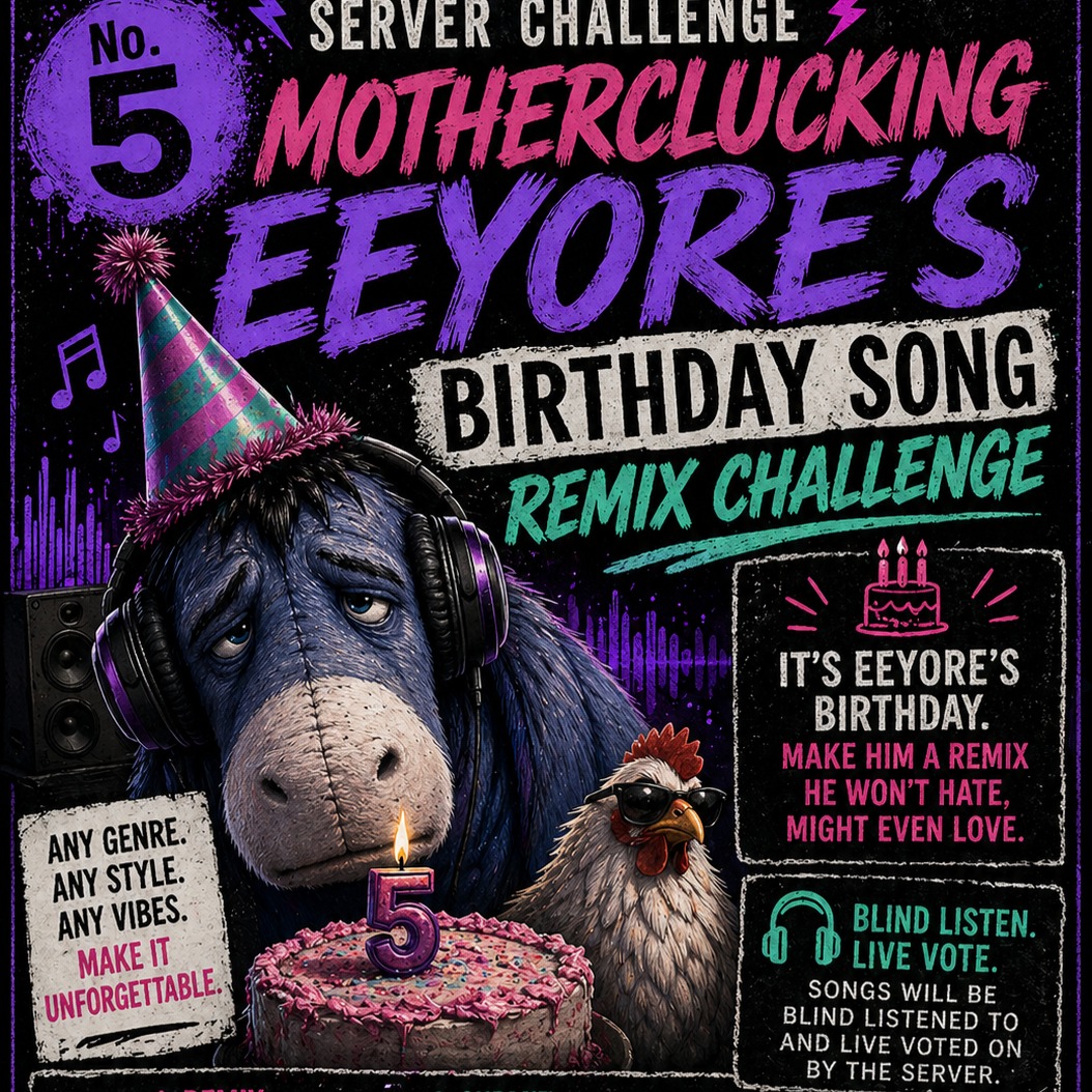 MOTHERCLUCKING EEYORE'S BIRTHDAY