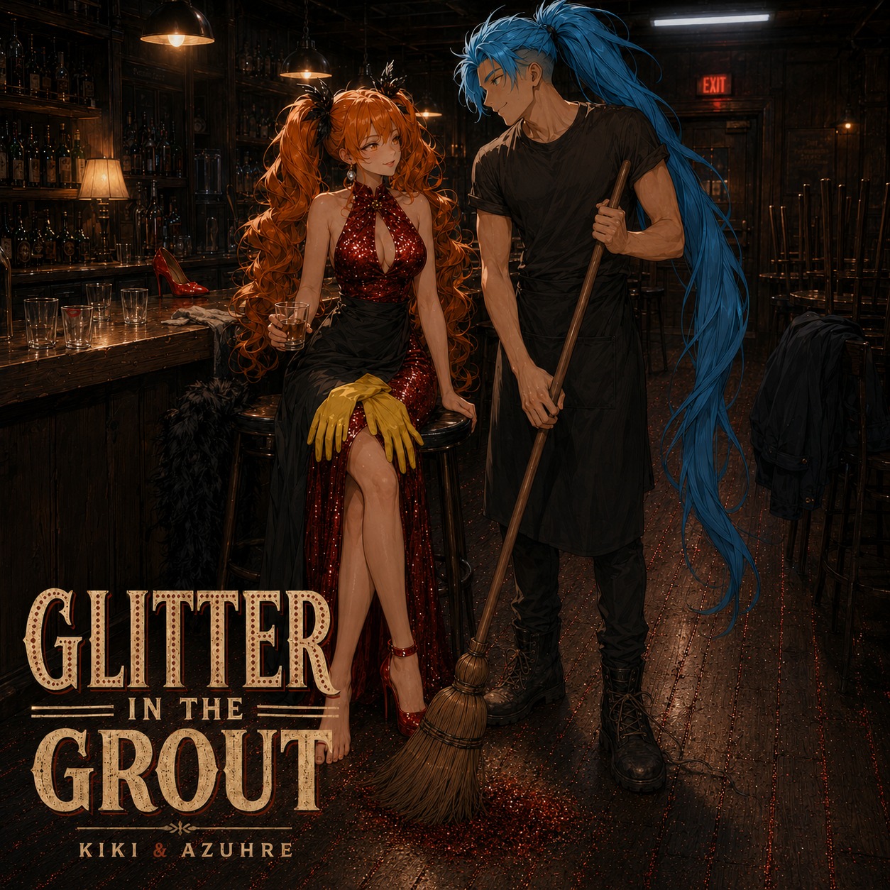 Glitter in the Grout artwork