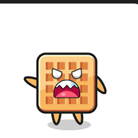 Angry Waffles artwork