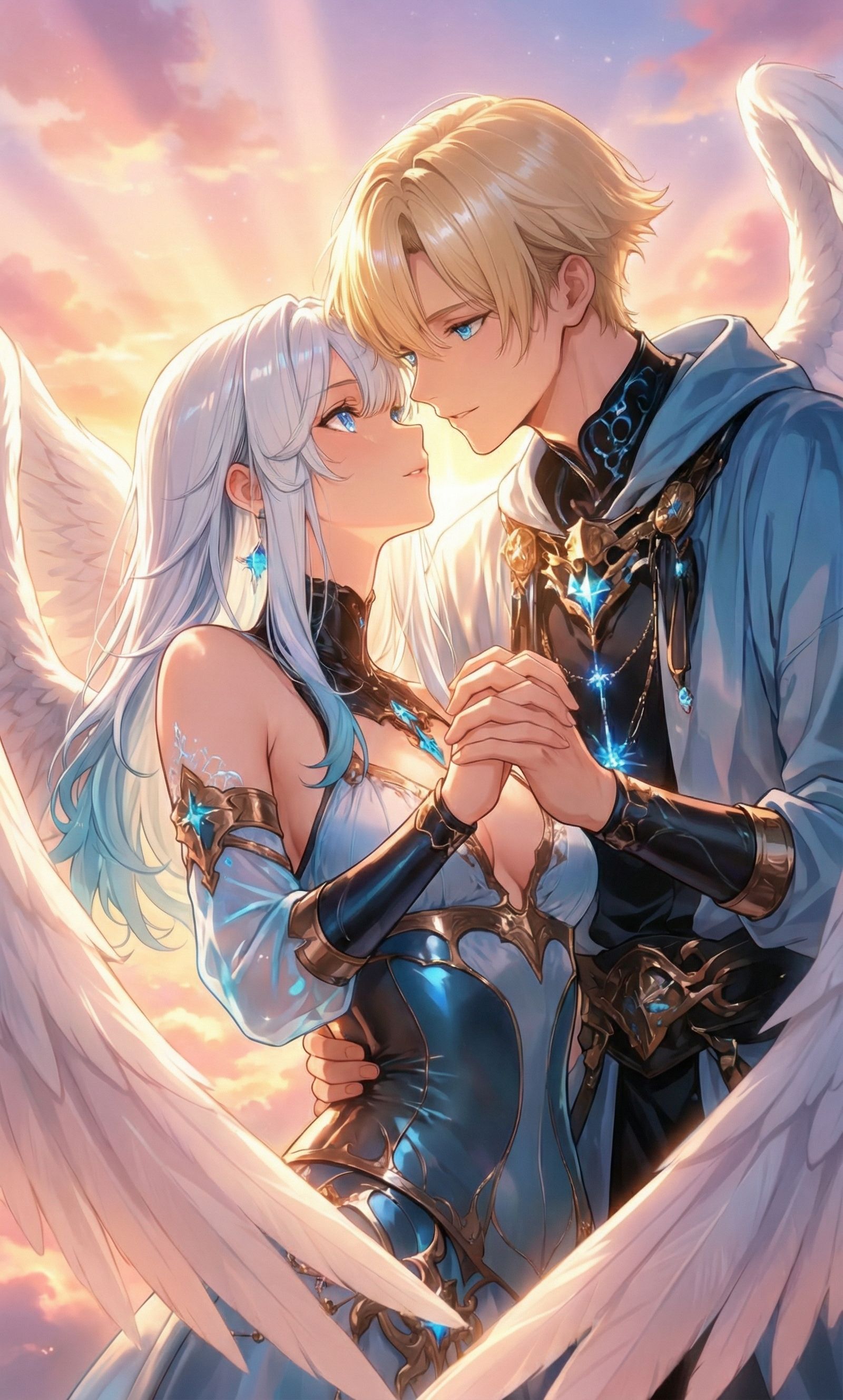 Zwei Engel Steigen artwork