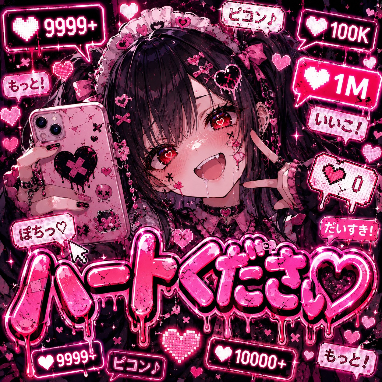 ハートください♡ artwork