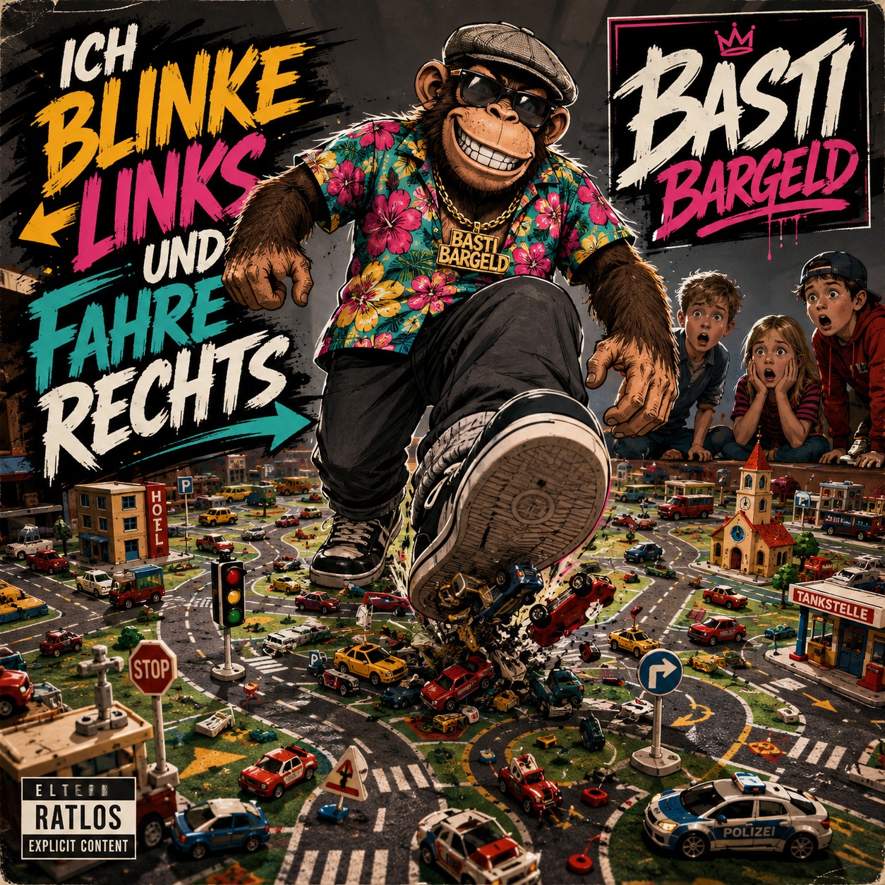 Ich blinke links und fahre Rechts artwork