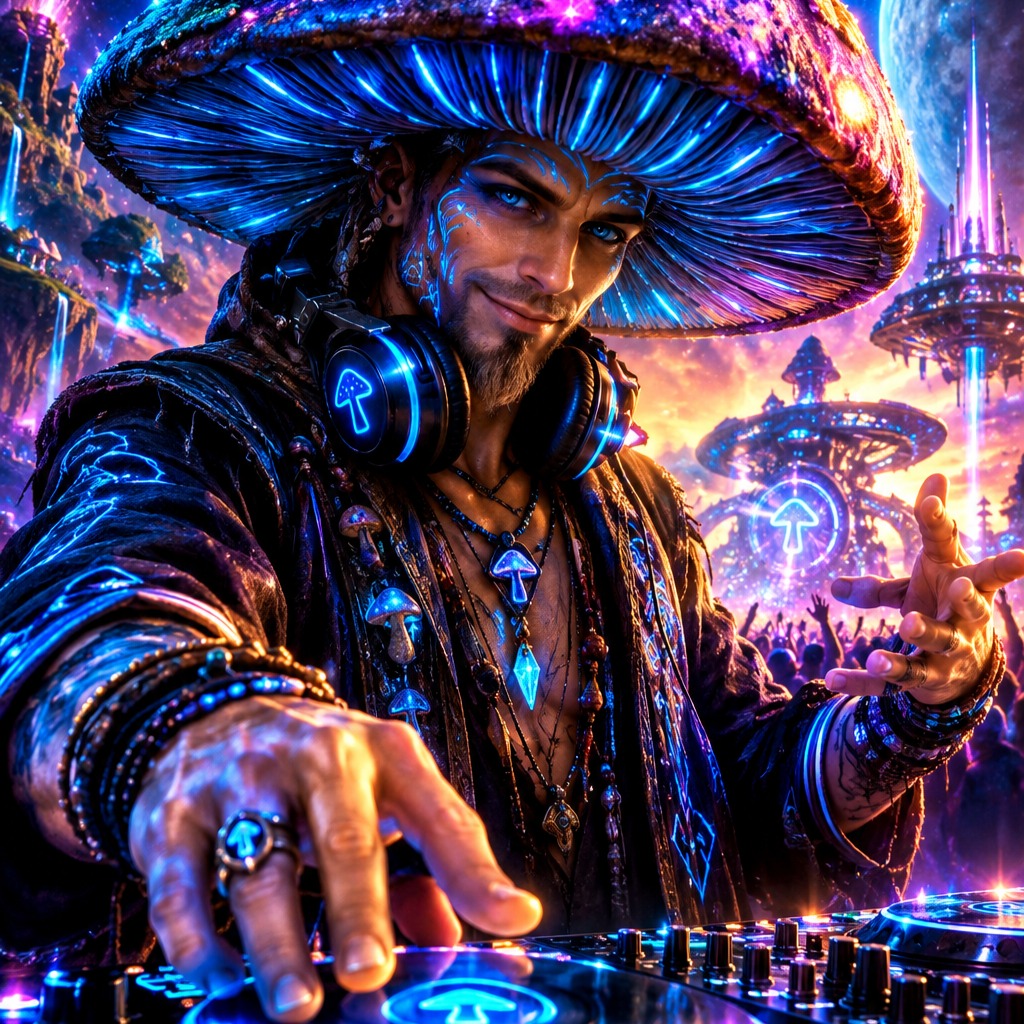 WAKE UP! LALALA LALÈRE! DJ Champignon's Cosmic Nightmare artwork