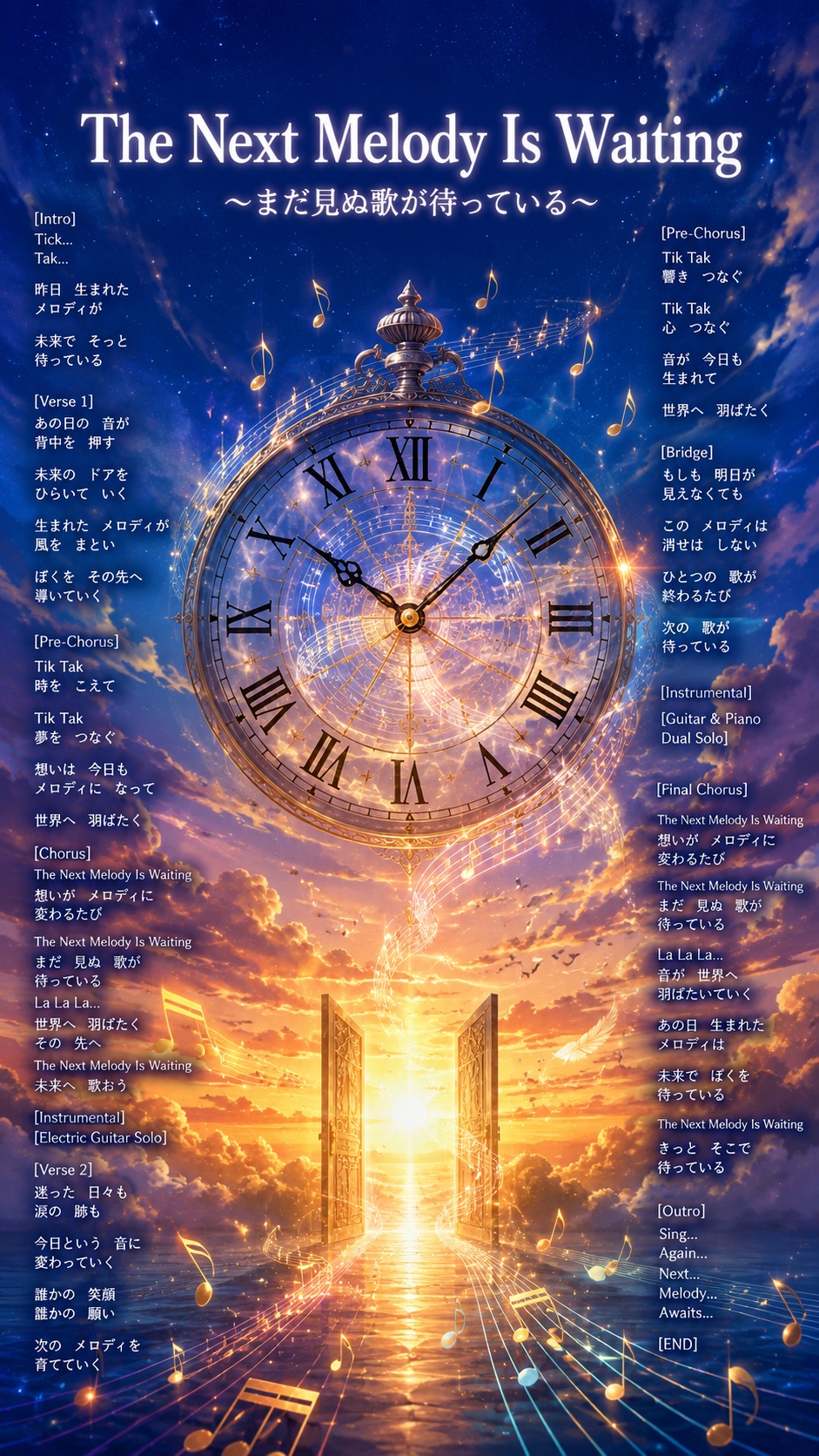 The Next Melody Is Waiting ～まだ見ぬ歌が待っている～ #sasasa artwork