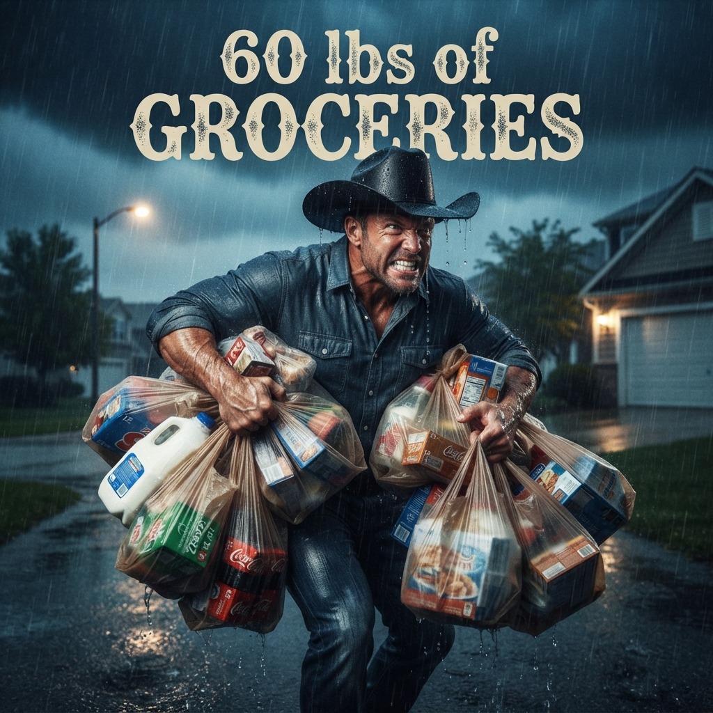60 lbs of Groceries (One Trip or Die) ©️2026 artwork