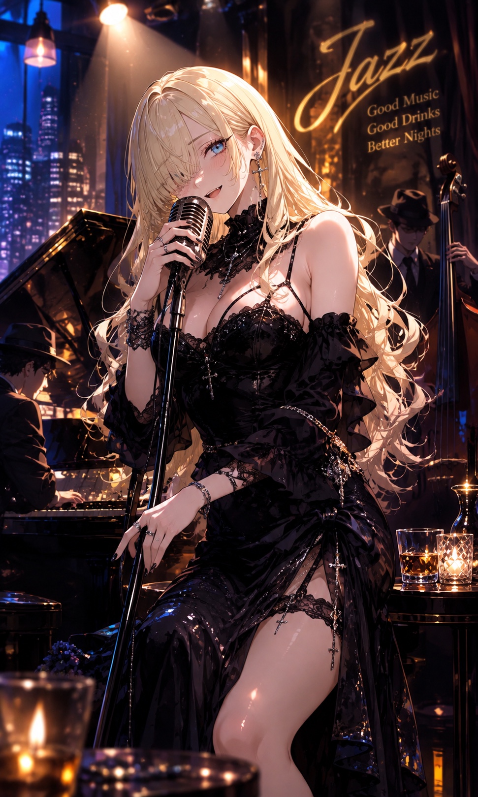 夜影のメロディ  𝓼𝓮𝓵𝓯 𝓬𝓸𝓿𝓮𝓻 artwork