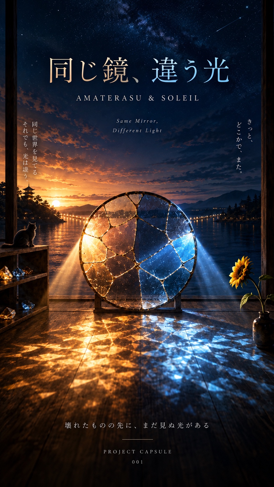 【同じ鏡、違う光 artwork