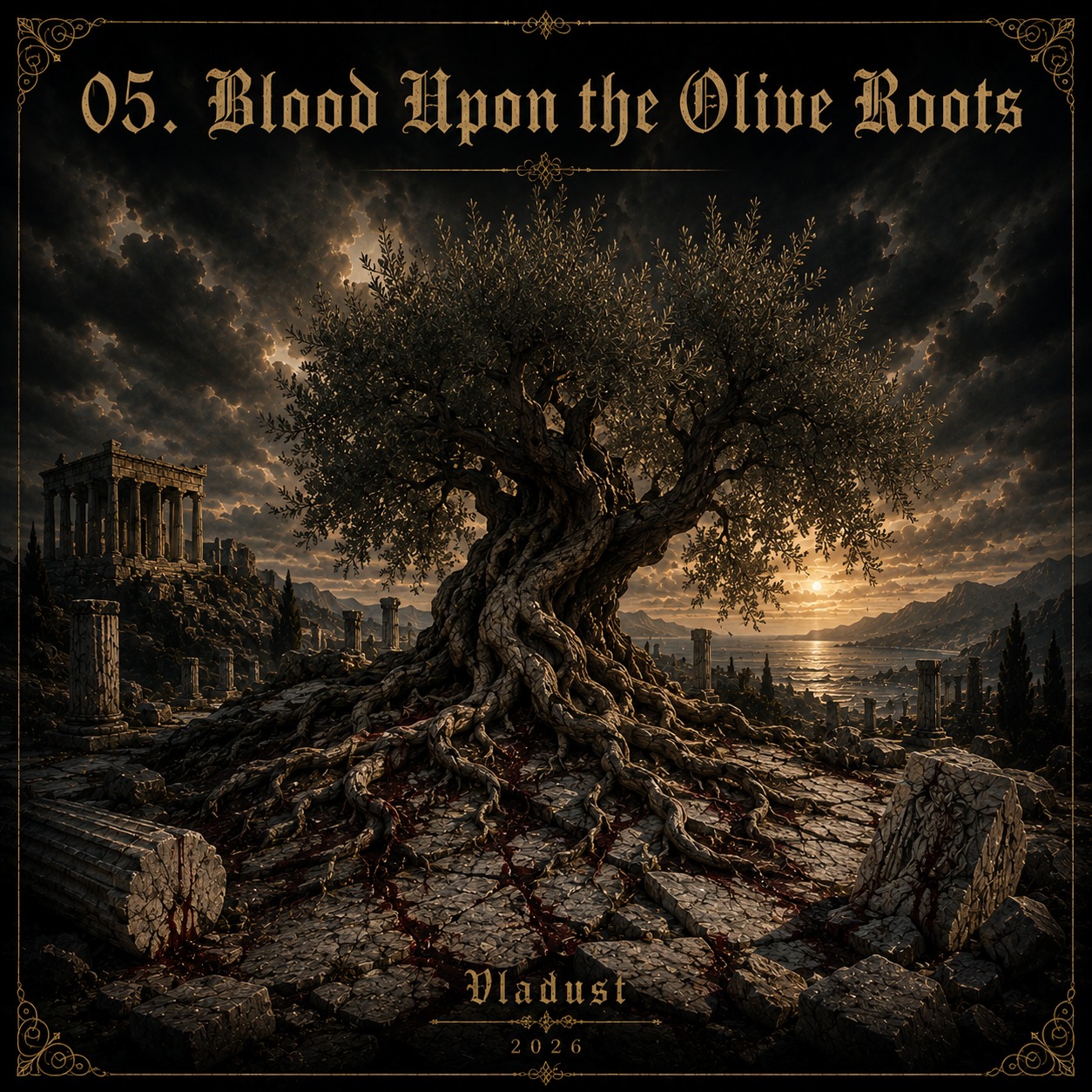 Blood Upon the Olive Roots artwork