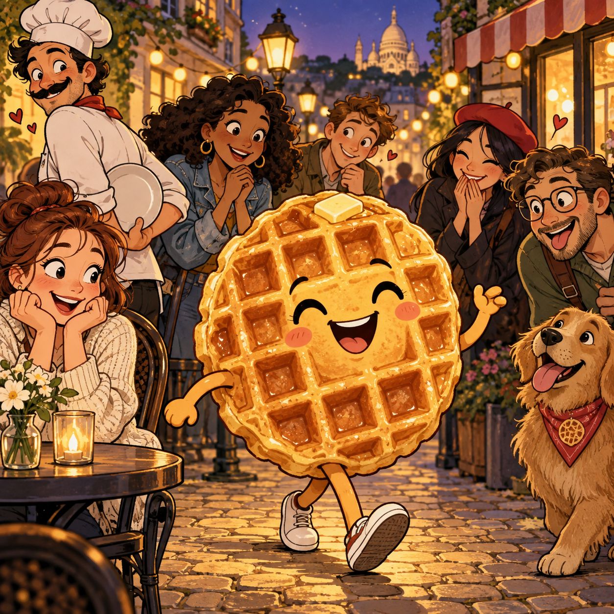 Dont eat the waffle artwork