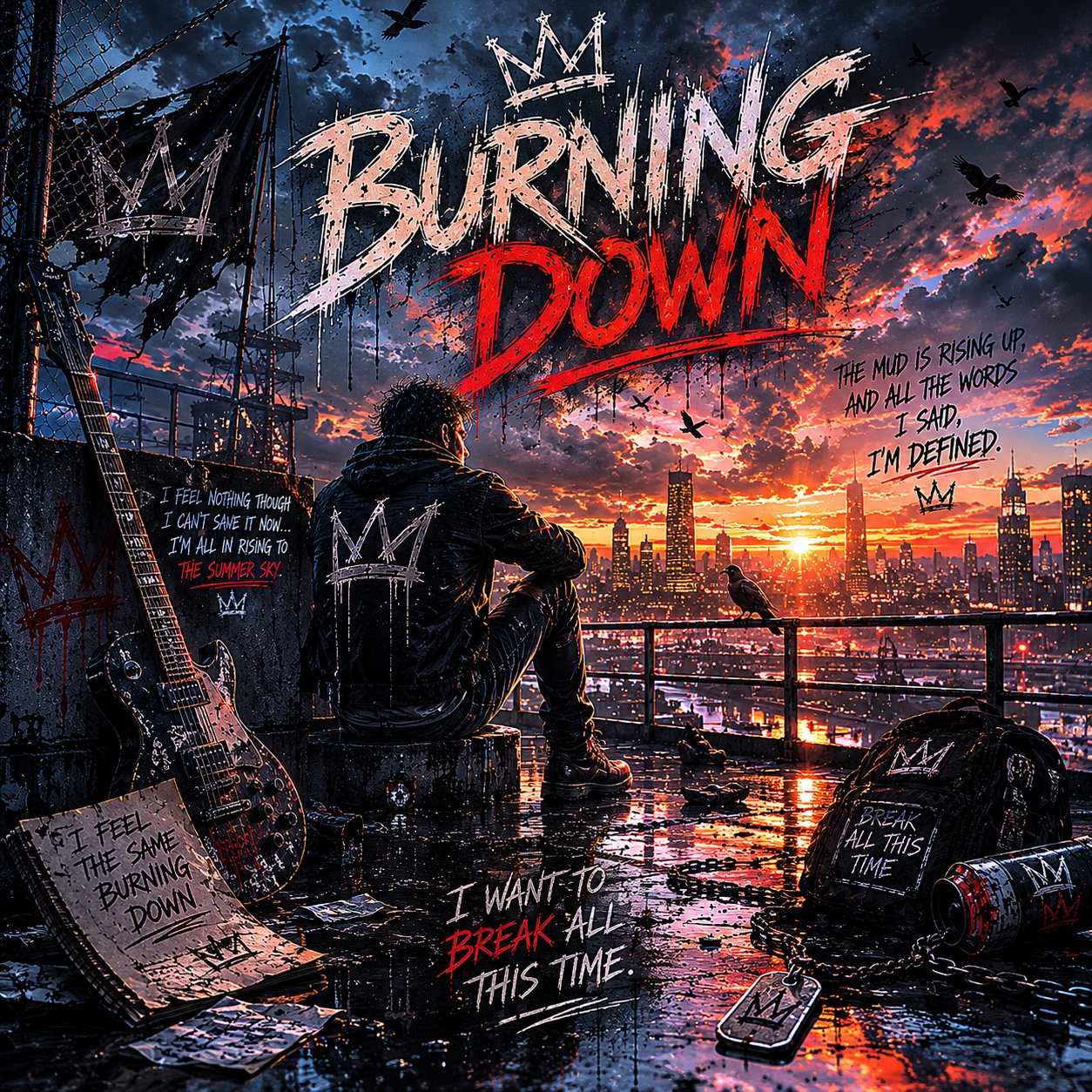 Burning Down artwork