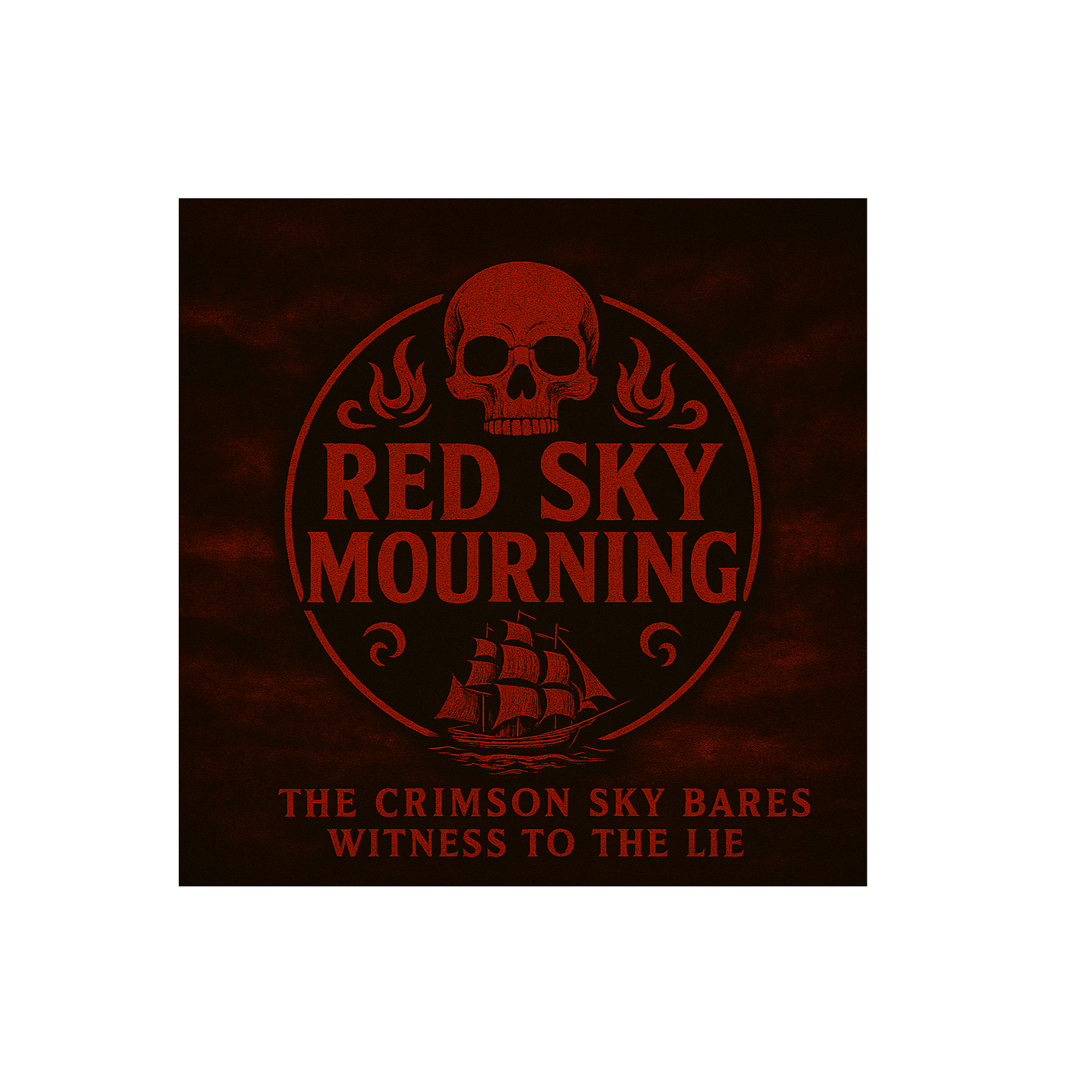 The Crimson Sky Bares Witness To The Lie artwork
