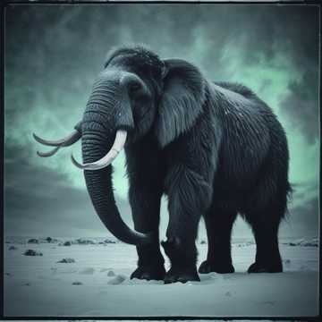 Mammoth artwork