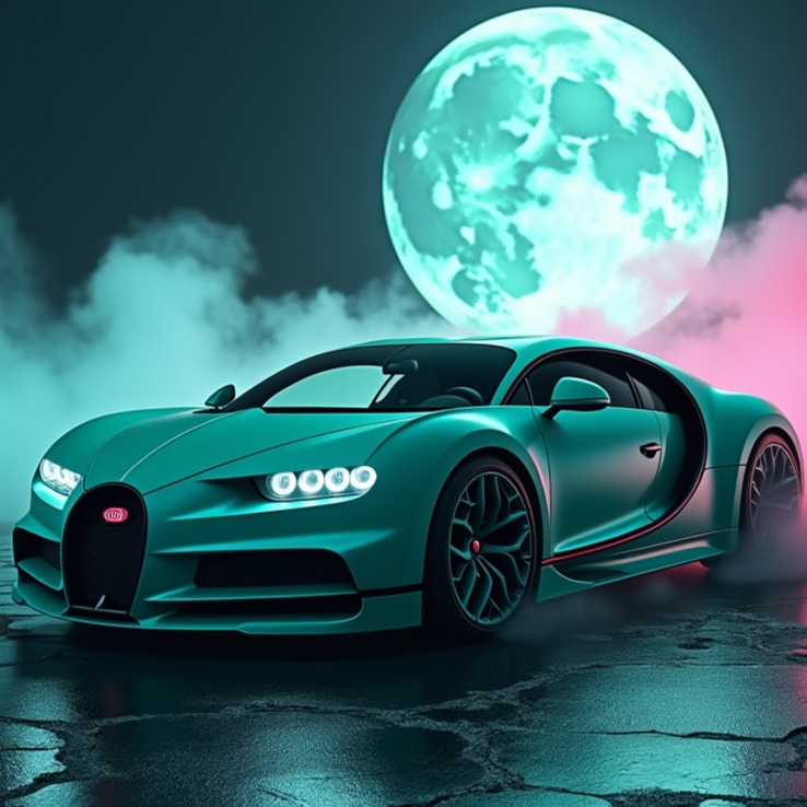 Bugatti Veyron artwork