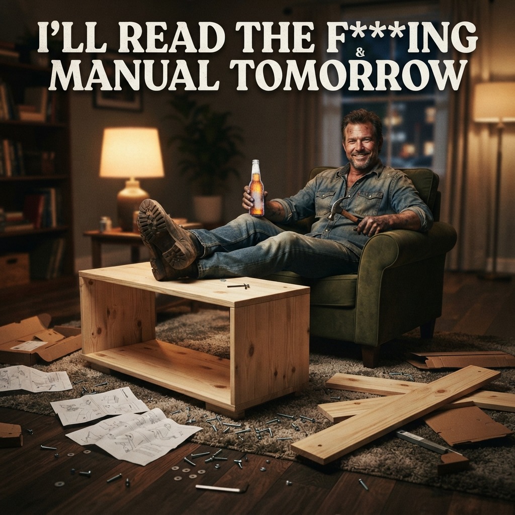 I'll Read the F***ing Manual Tomorrow ©️2026 artwork