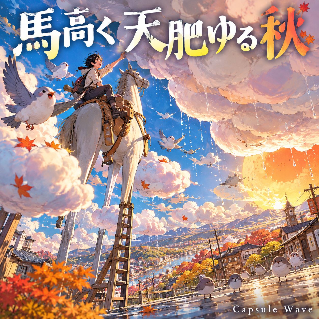 馬高く天肥ゆる秋 artwork