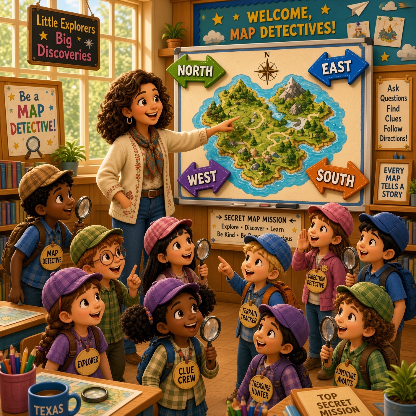 Map Detectives for September Artist Showcase artwork