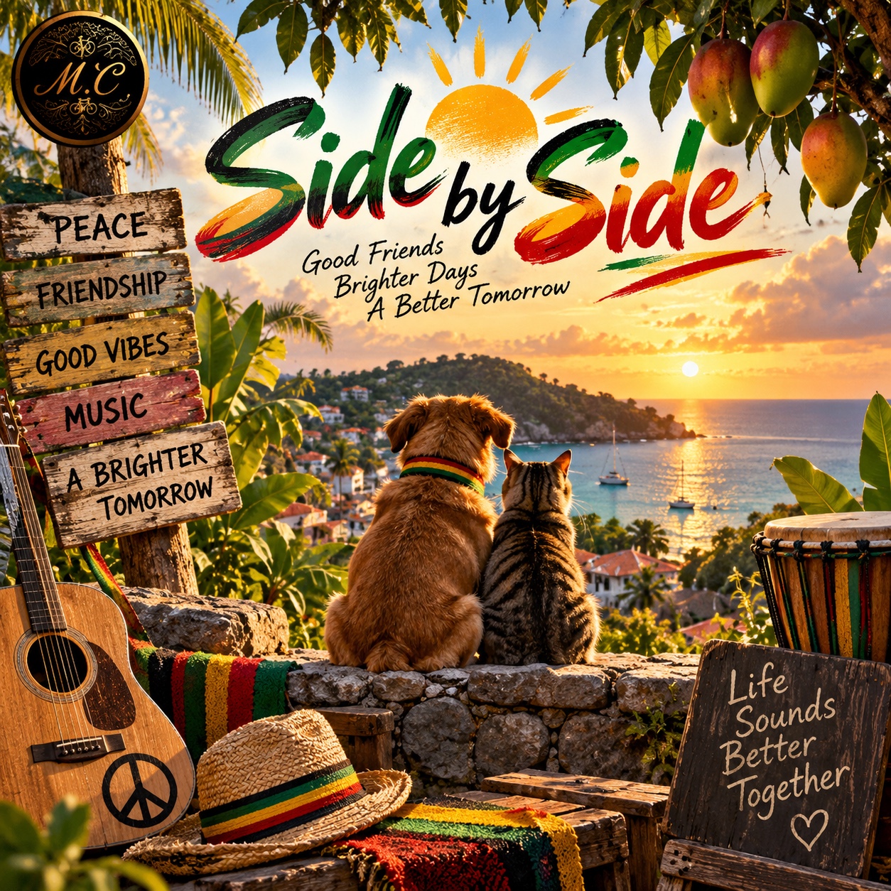 🌴Side by Side artwork
