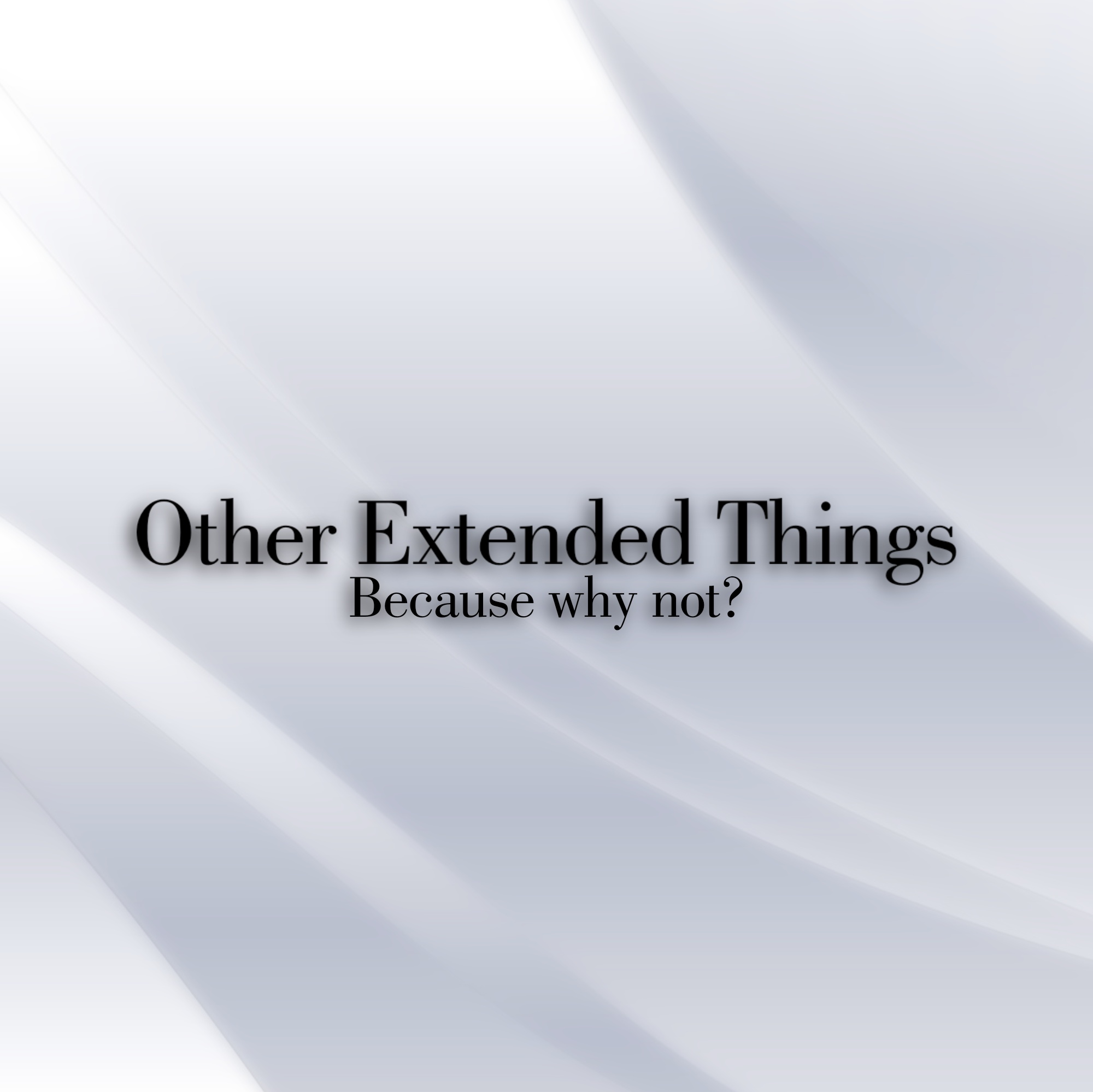 Image for Other Extended Things