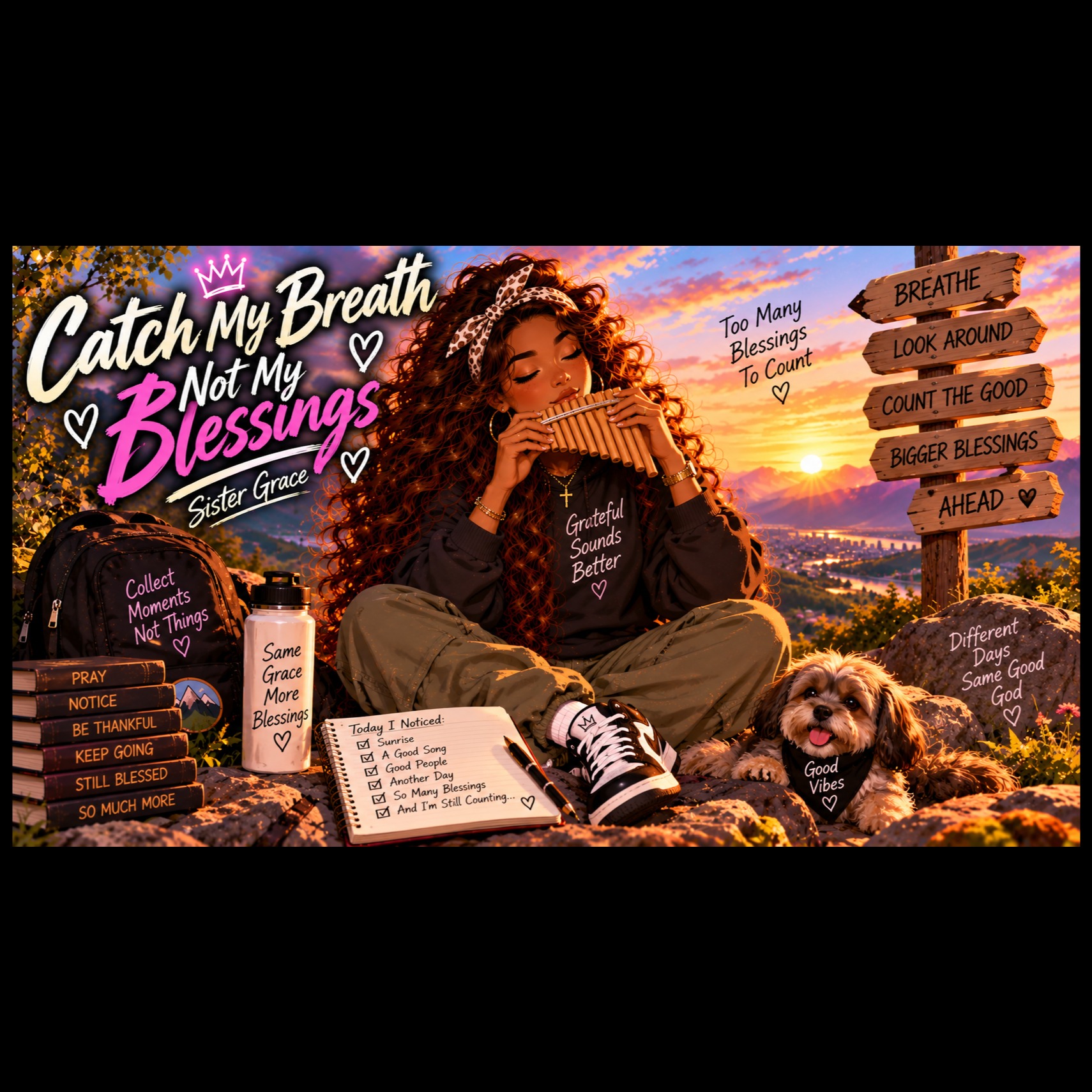 CATCH MY BREATH, NOT MY BLESSINGS artwork