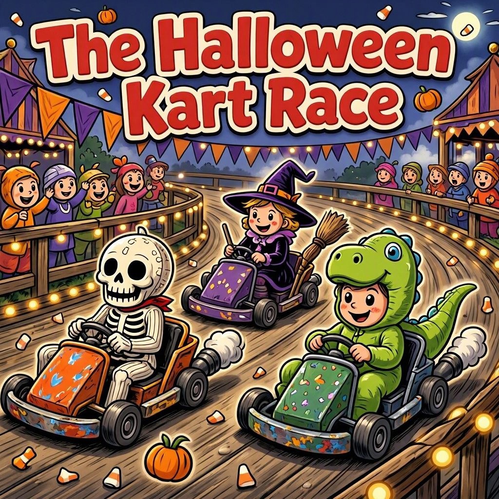 The Halloween Kart Race artwork