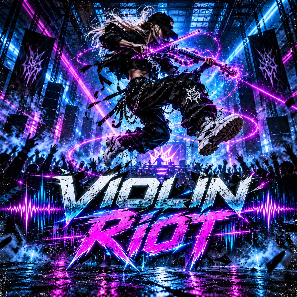 Violin riot artwork
