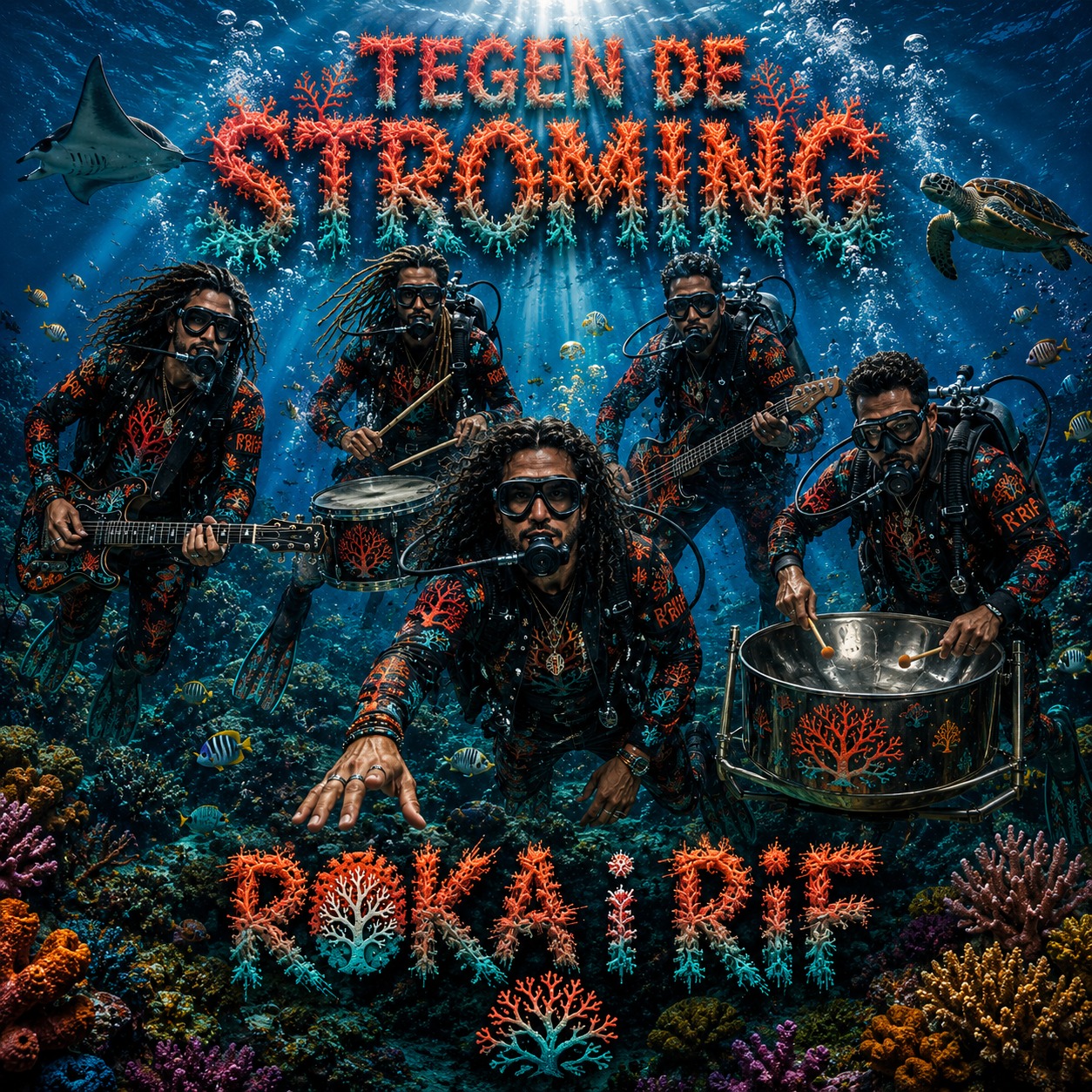 Roka i Rif - Tegen De Stroming [Winner of the National Final of Curaçao - Mobvision Song Contest 3] artwork