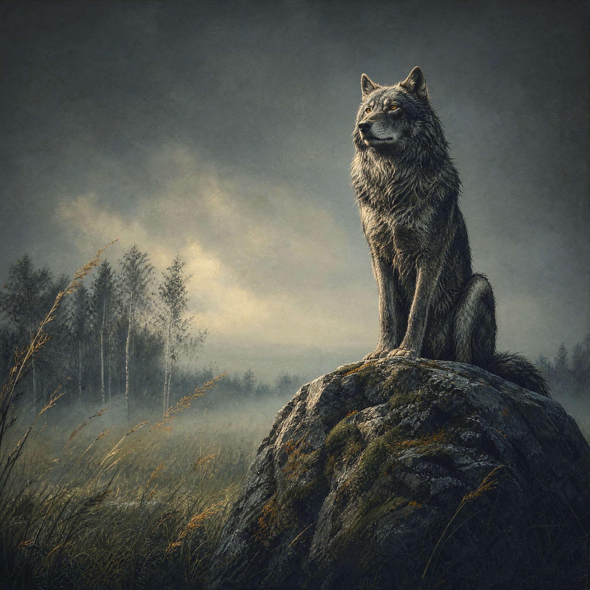 След на траве artwork