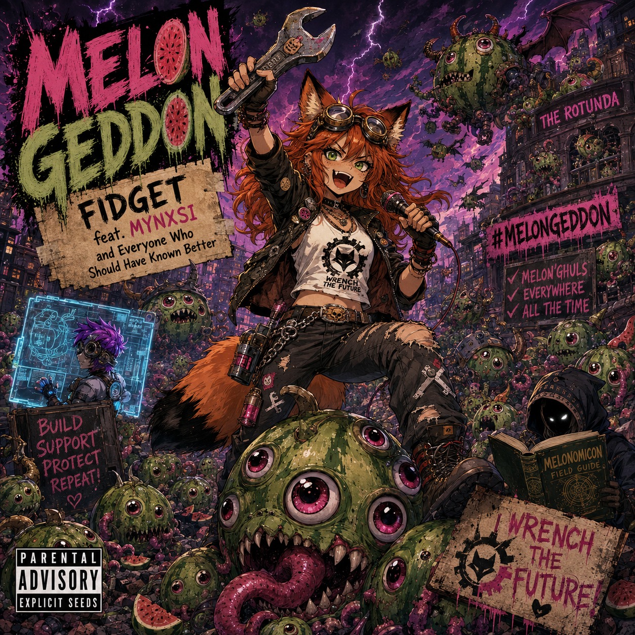 Welcome to Melongeddon artwork