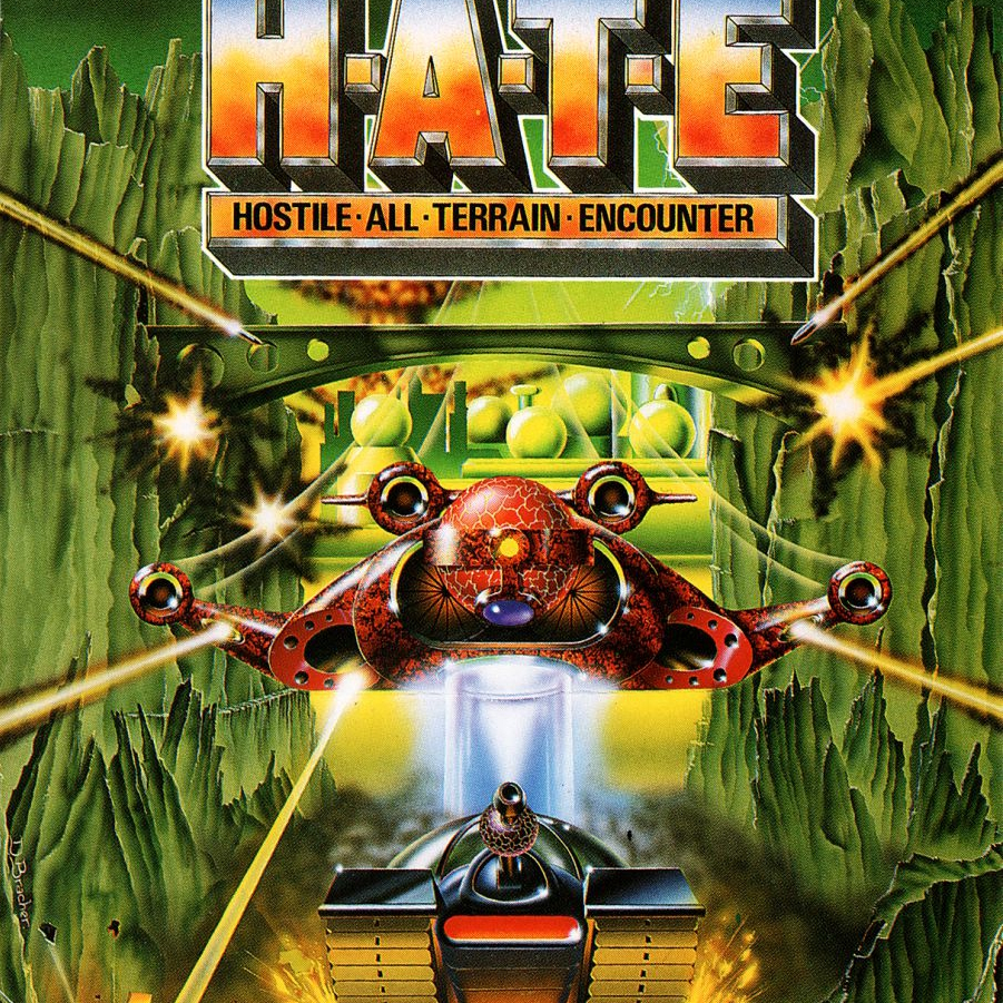 H.A.T.E. (ZX Spectrum game cover) artwork